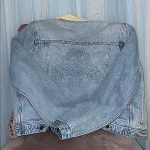 Superdry faux shearling jean jacket